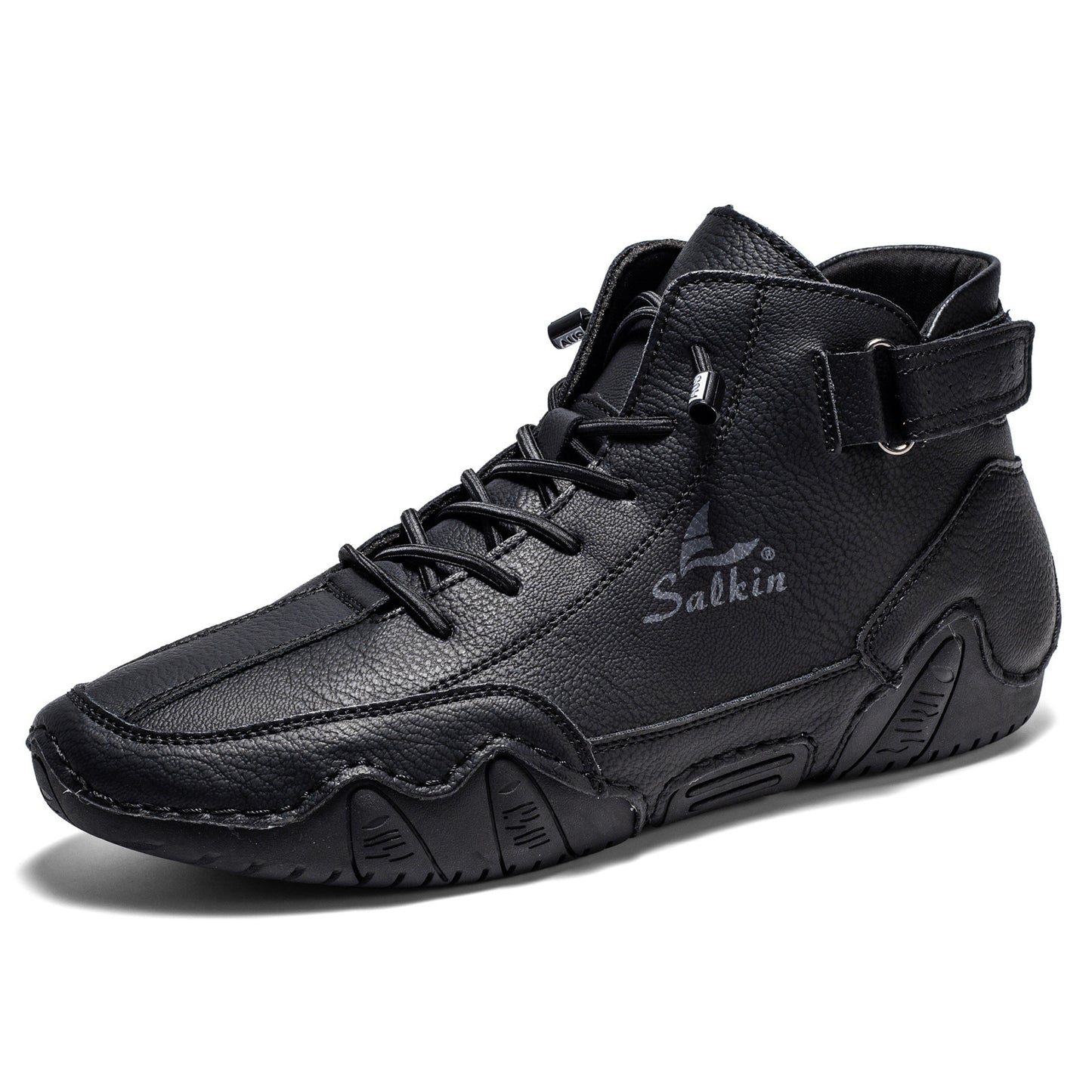 Octopus Men's High-Top Leather Martin Boots