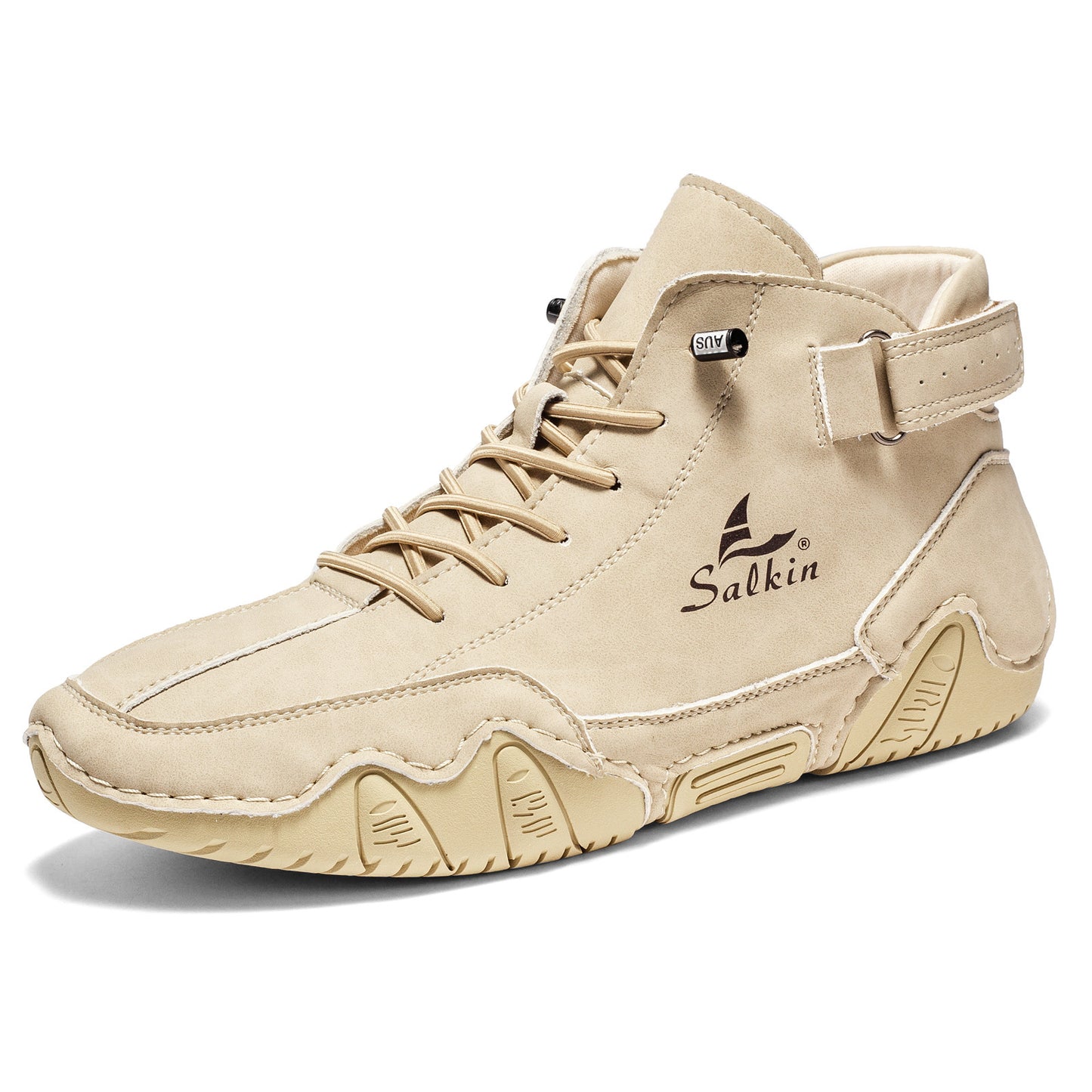 Octopus Men's High-Top Leather Martin Boots