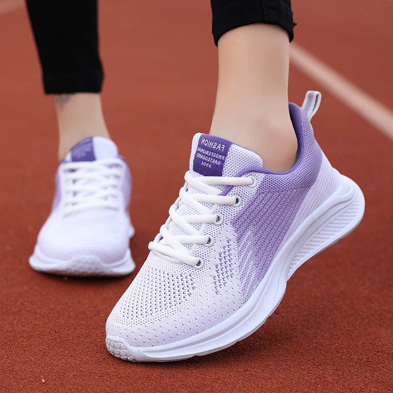 Women's Casual Mesh Flats – Candy Color & T-Bandage Design