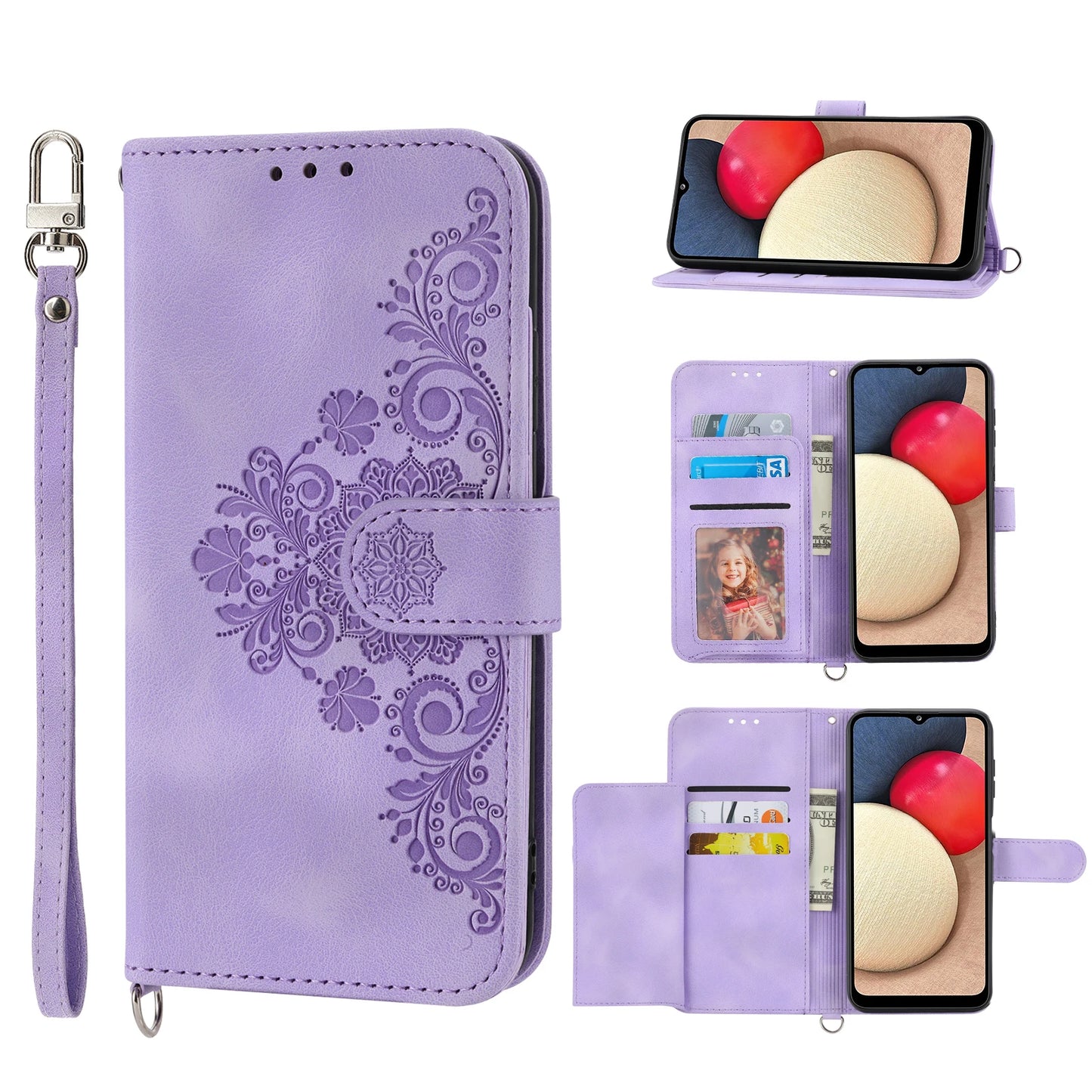 Flip Leather Case with Belt loop for Samsung Galaxy