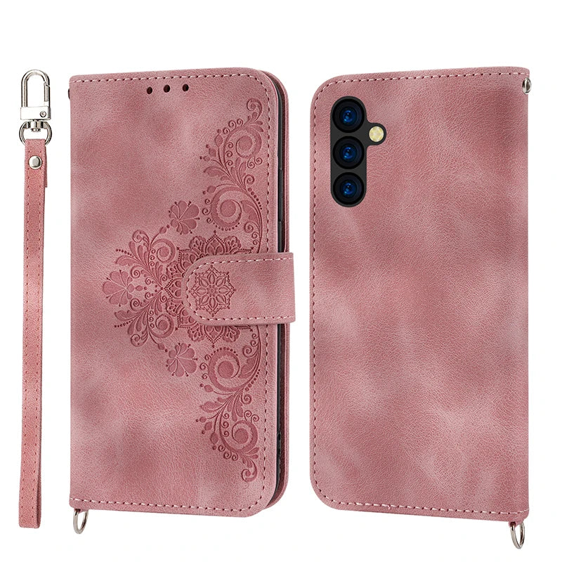 Flip Leather Case with Belt loop for Samsung Galaxy