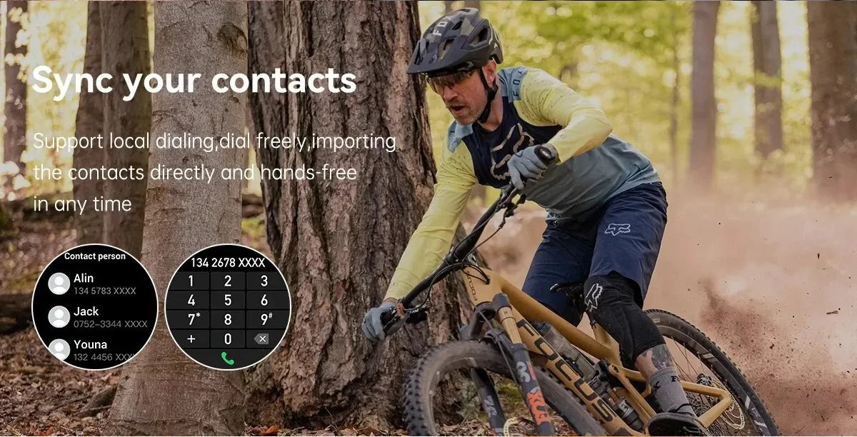 Bluetooth Smartwatch for Men – 1.39” Fitness Sport Tracker, Heart & Health Monitor, iOS/Android