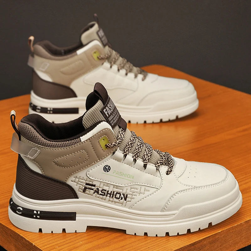 Men’s Casual Vulcanized Sneakers – Soft Sole Walking & Sports Shoes for Outdoor Activities