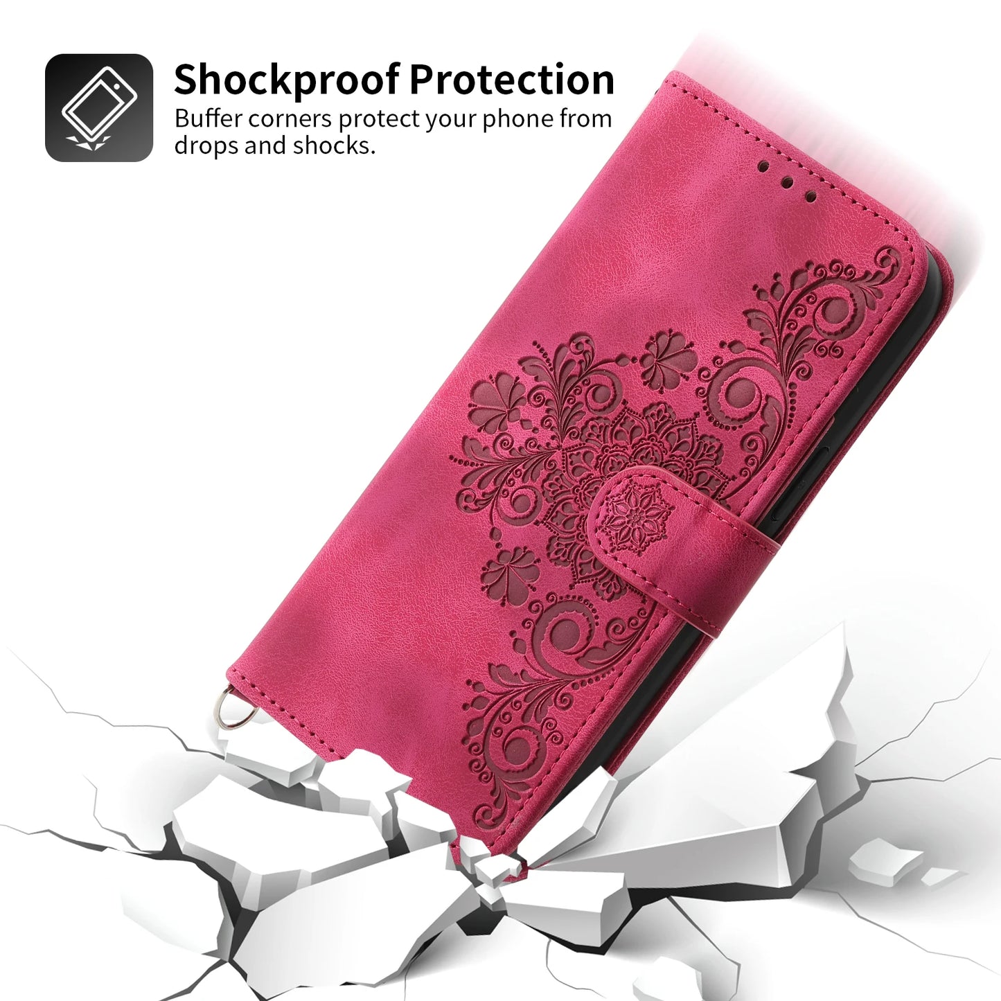 Flip Leather Case with Belt loop for Samsung Galaxy