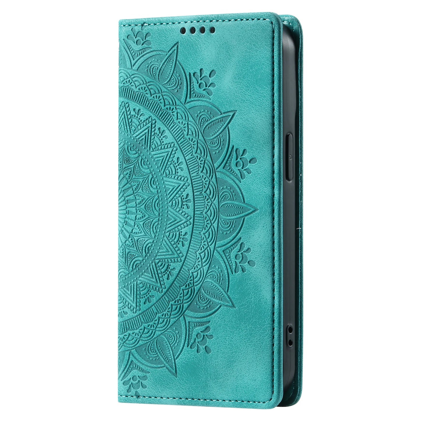 Premium Leather Magnetic Phone Case – Wallet Flip Cover with Card Slots