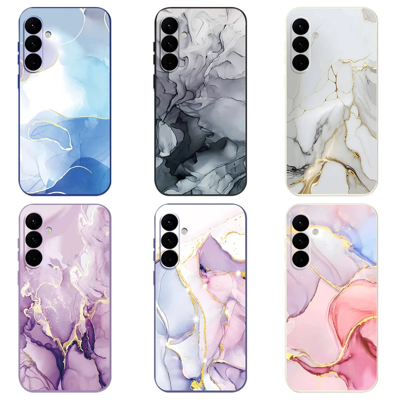 Colorful Marble Case with Laynard For Samsung Galaxy