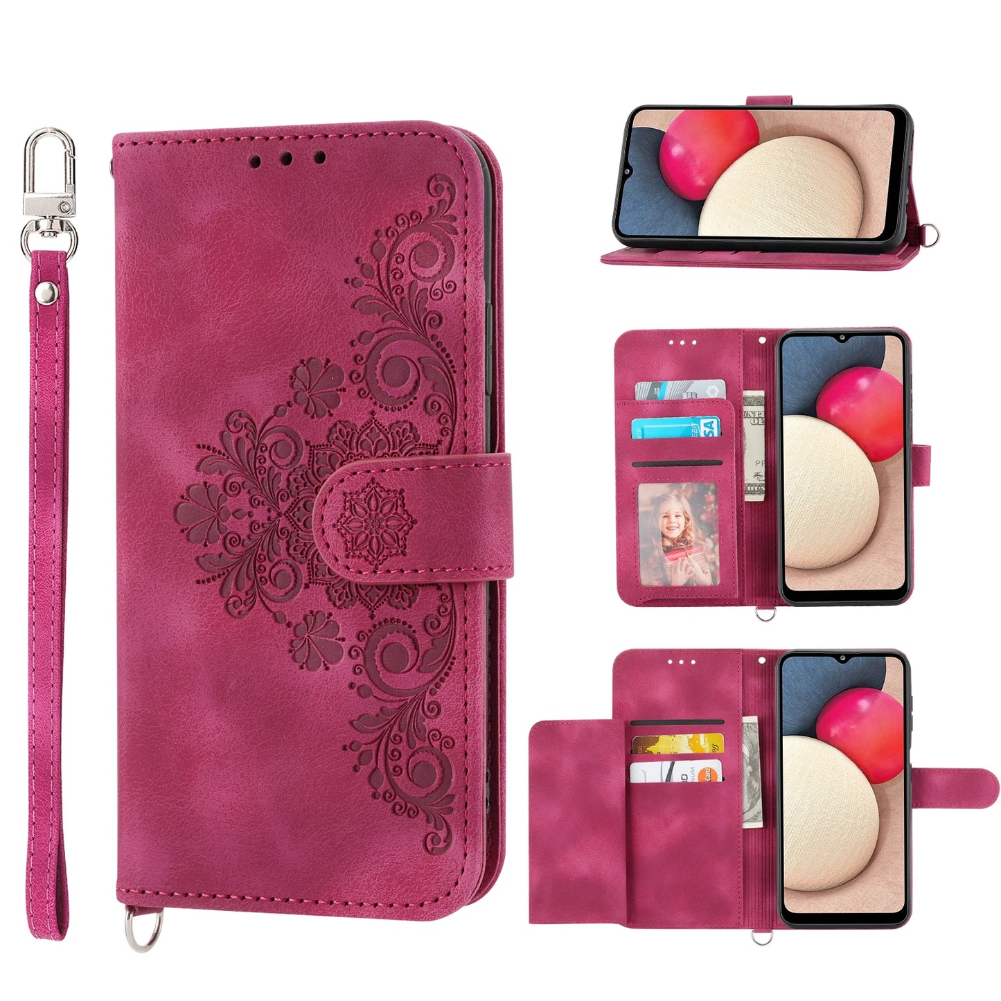 Flip Leather Case with Belt loop for Samsung Galaxy