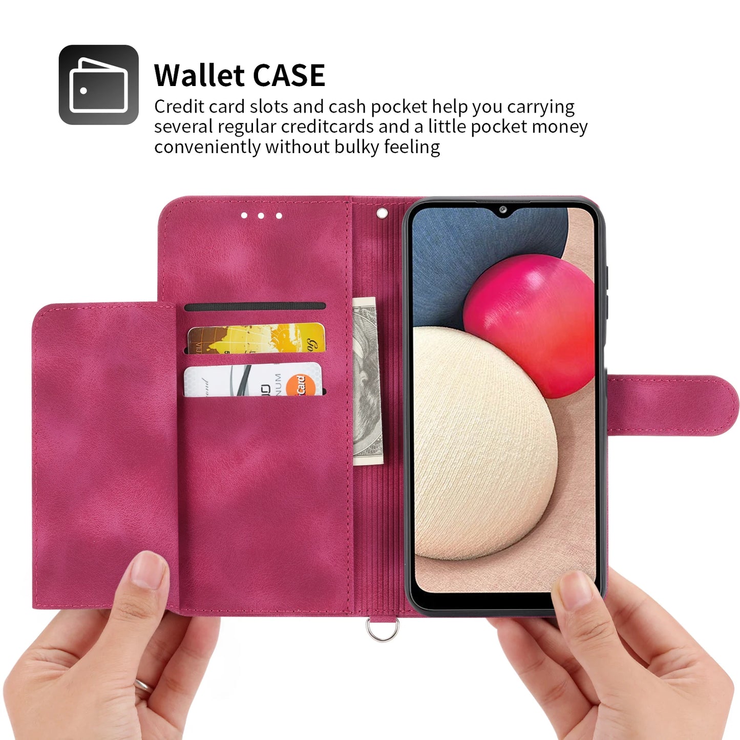 Flip Leather Case with Belt loop for Samsung Galaxy