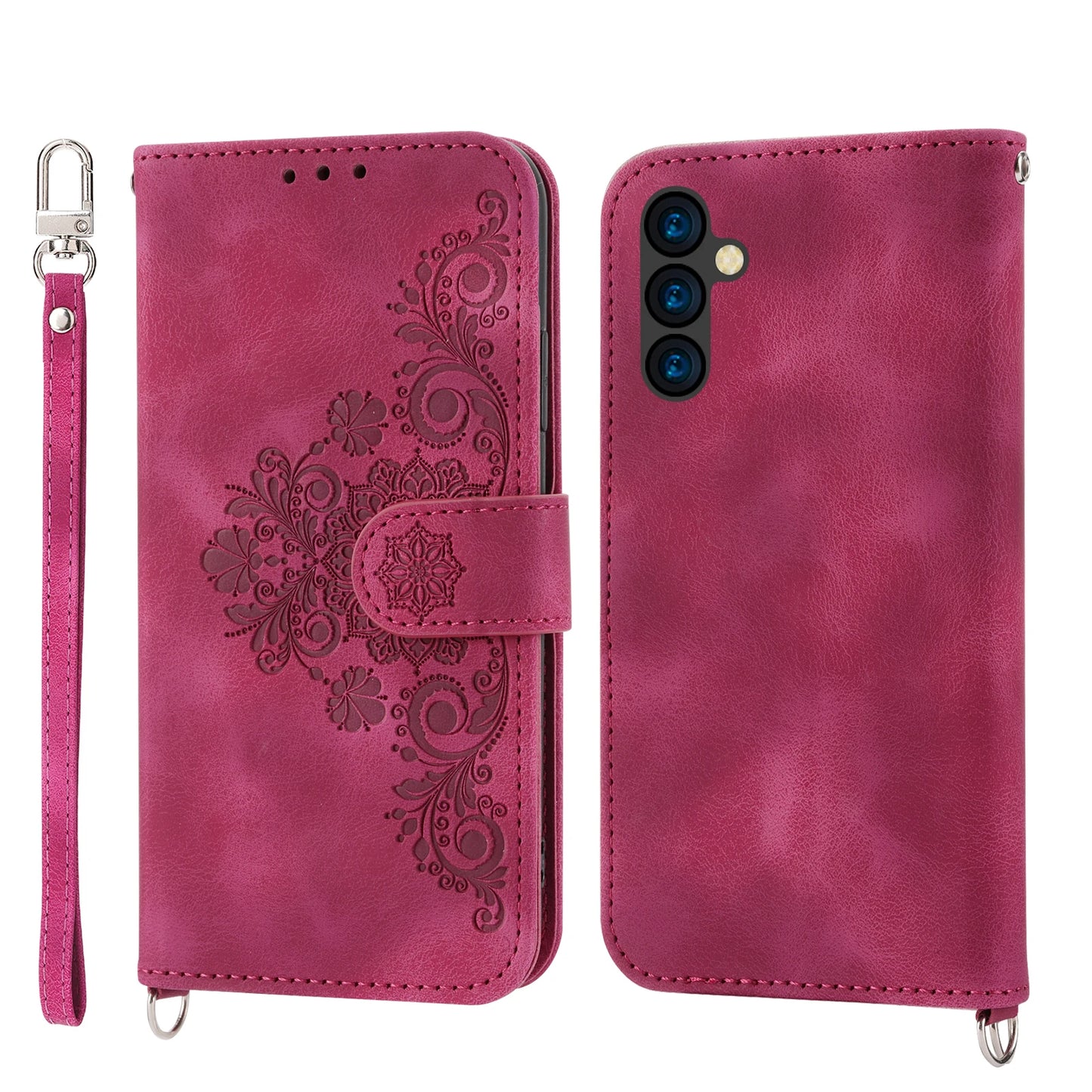 Flip Leather Case with Belt loop for Samsung Galaxy