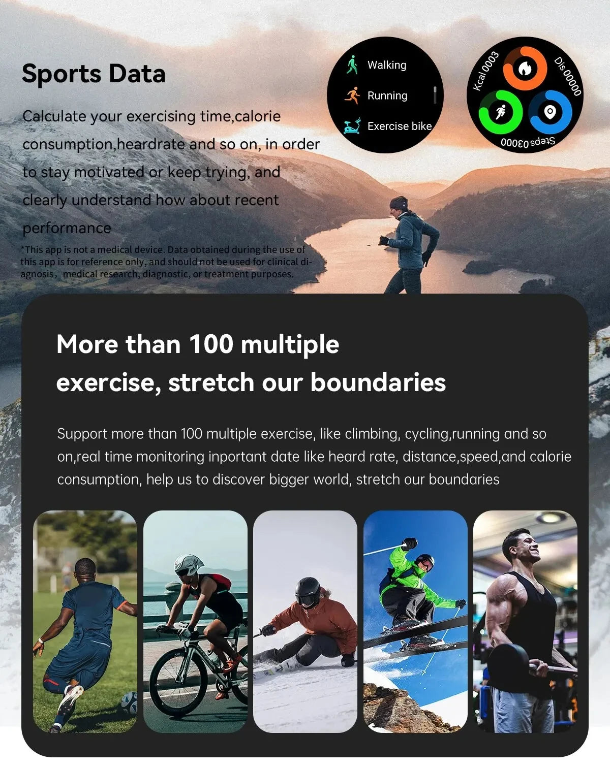 Bluetooth Smartwatch for Men – 1.39” Fitness Sport Tracker, Heart & Health Monitor, iOS/Android
