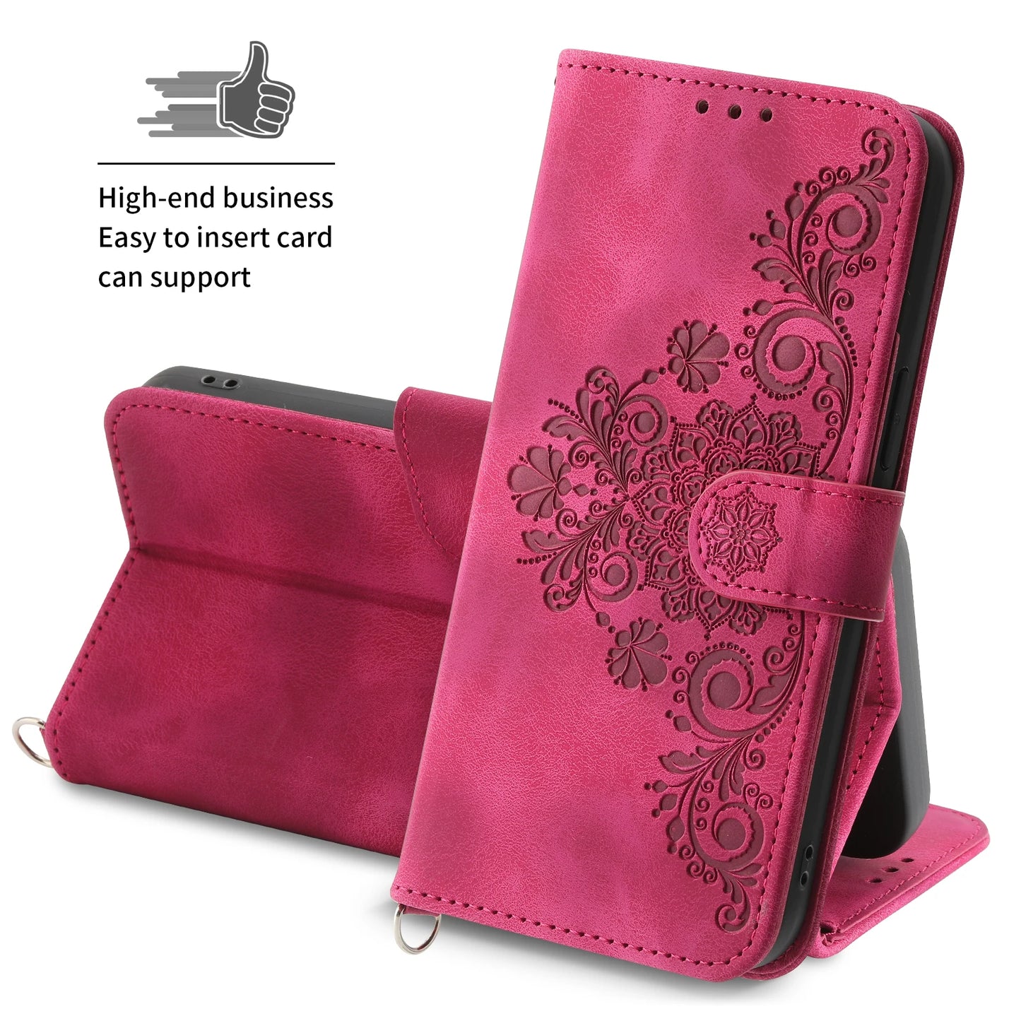 Flip Leather Case with Belt loop for Samsung Galaxy