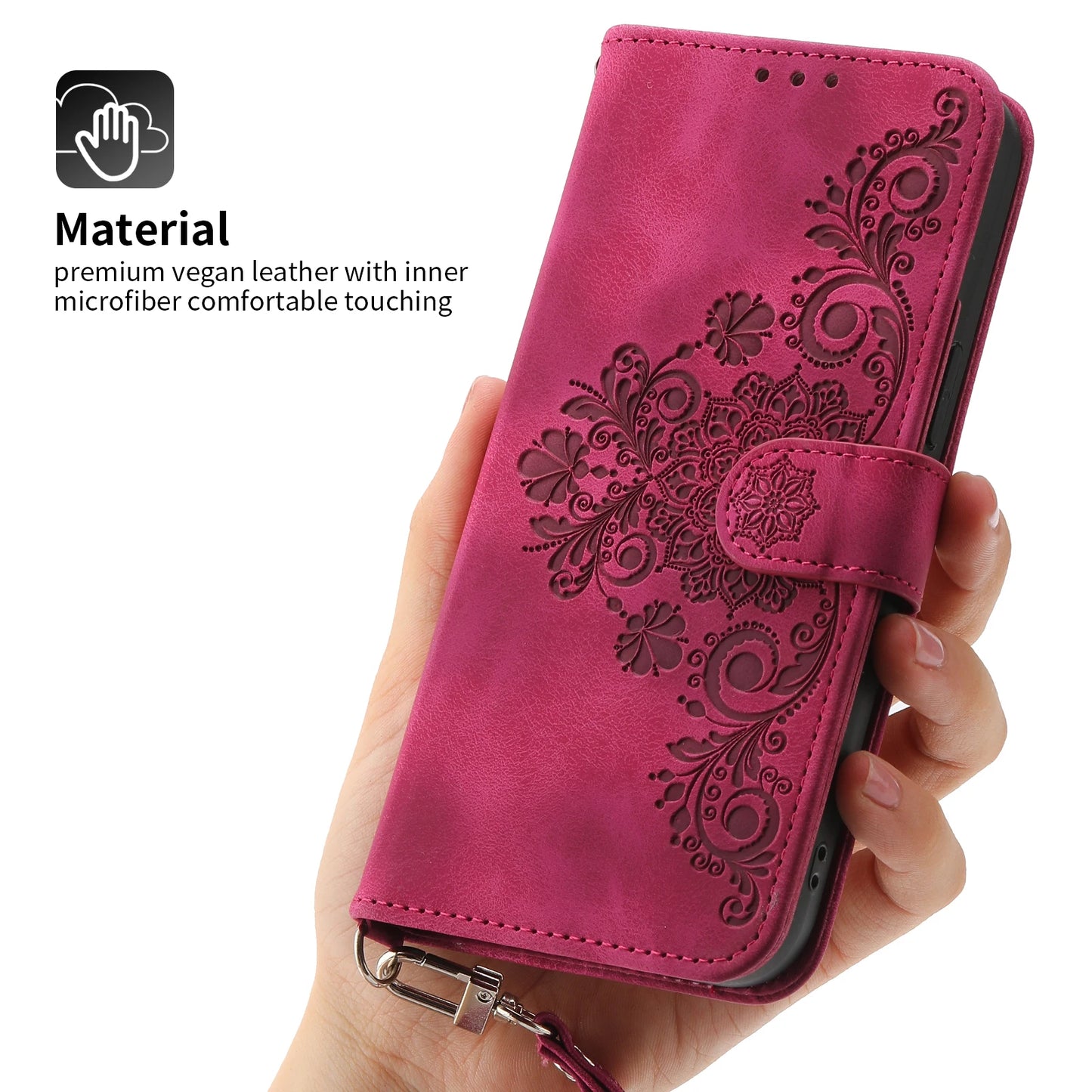 Flip Leather Case with Belt loop for Samsung Galaxy