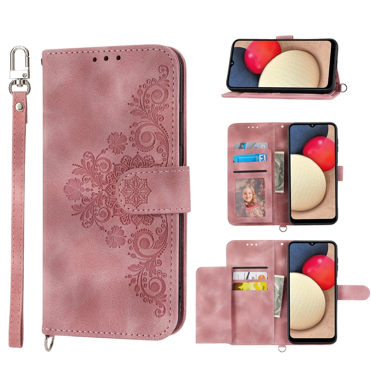 Flip Leather Case with Belt loop for Samsung Galaxy