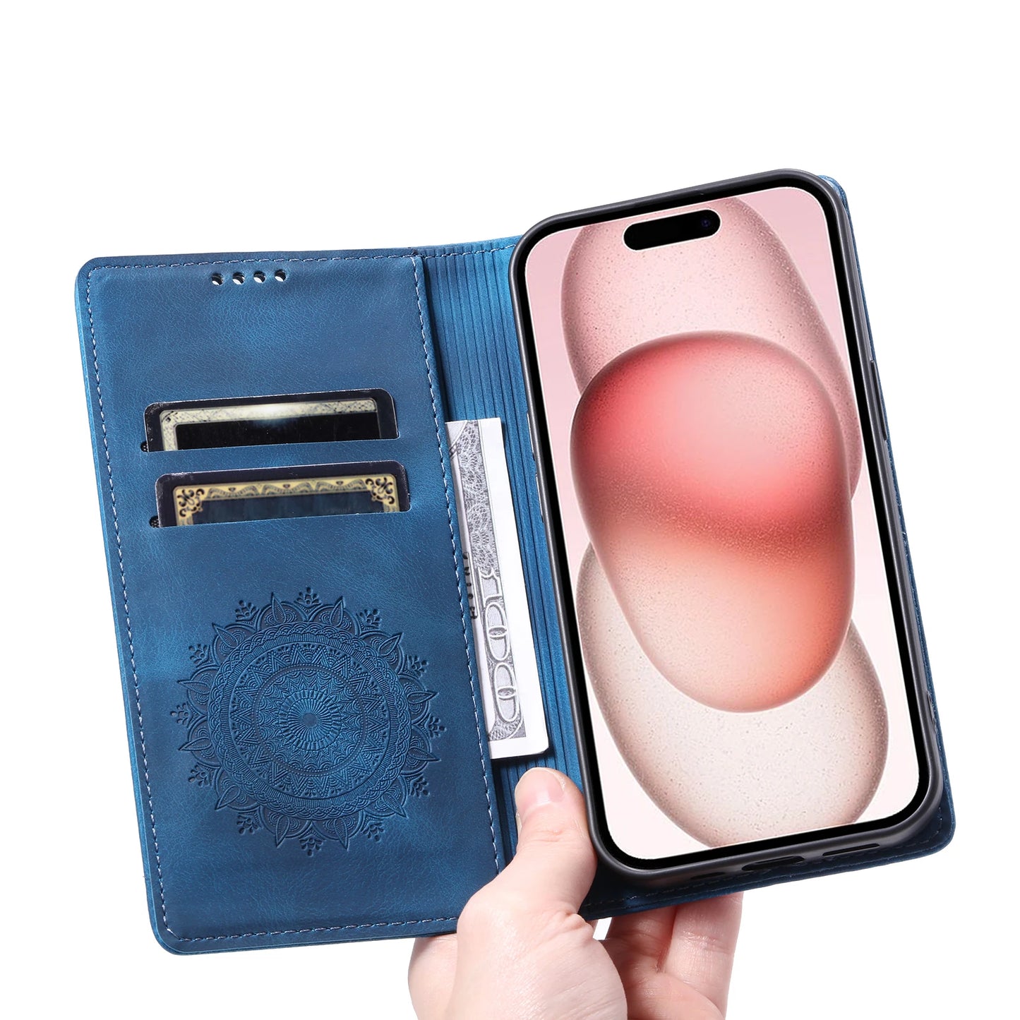 Magnetic Leather Flip Cover for iPhone