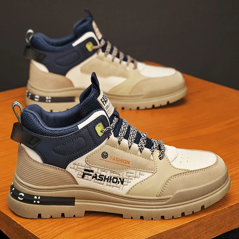 Men’s Casual Vulcanized Sneakers – Soft Sole Walking & Sports Shoes for Outdoor Activities
