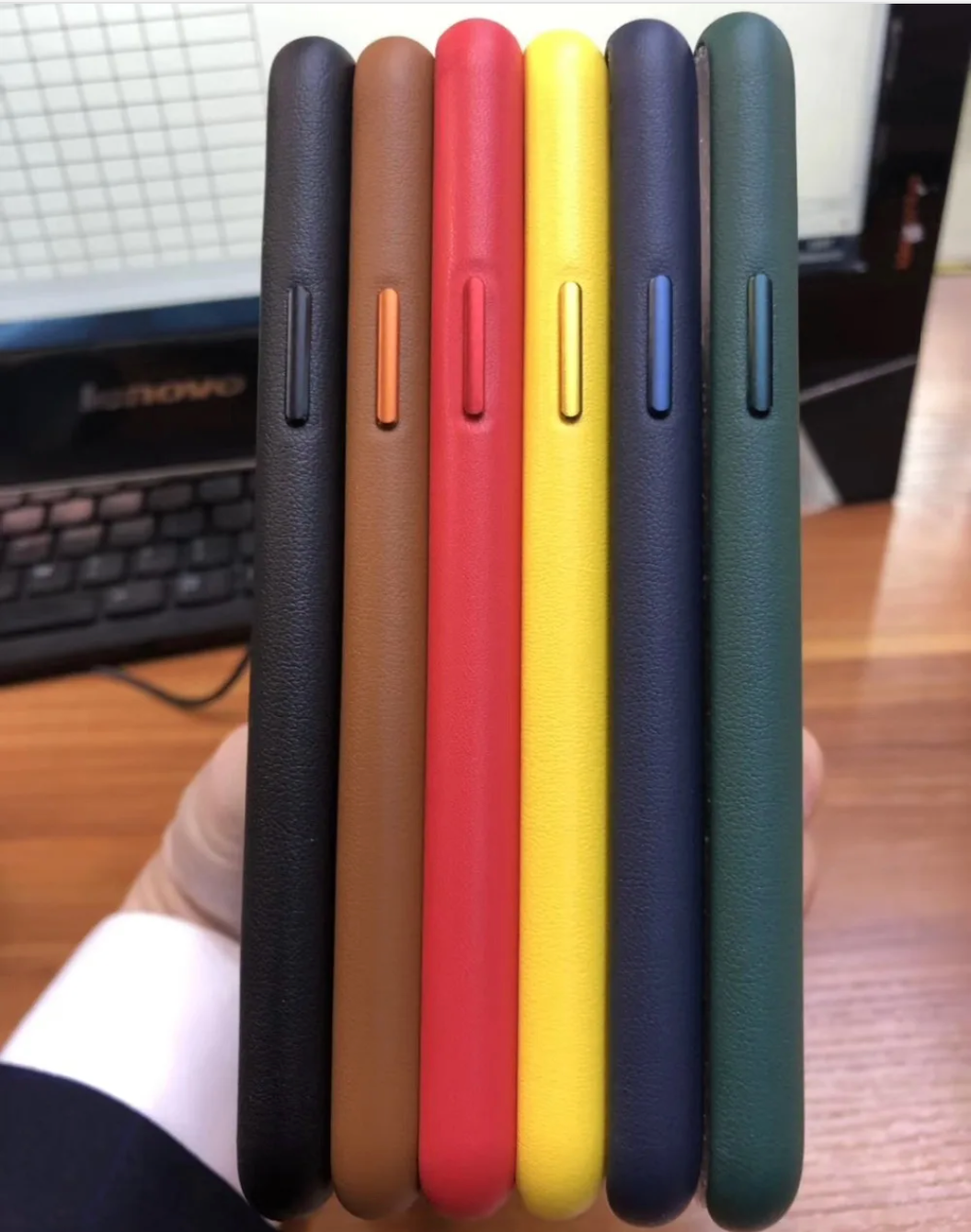 Original Genuine Leather Case for iPhone 15 Case Real Leather Luxury Phone Cover for iPhone 14 13 12 11 15 Pro Max XR XS Case