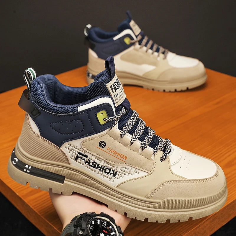 Men’s Casual Vulcanized Sneakers – Soft Sole Walking & Sports Shoes for Outdoor Activities