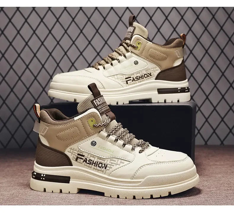 Men’s Casual Vulcanized Sneakers – Soft Sole Walking & Sports Shoes for Outdoor Activities