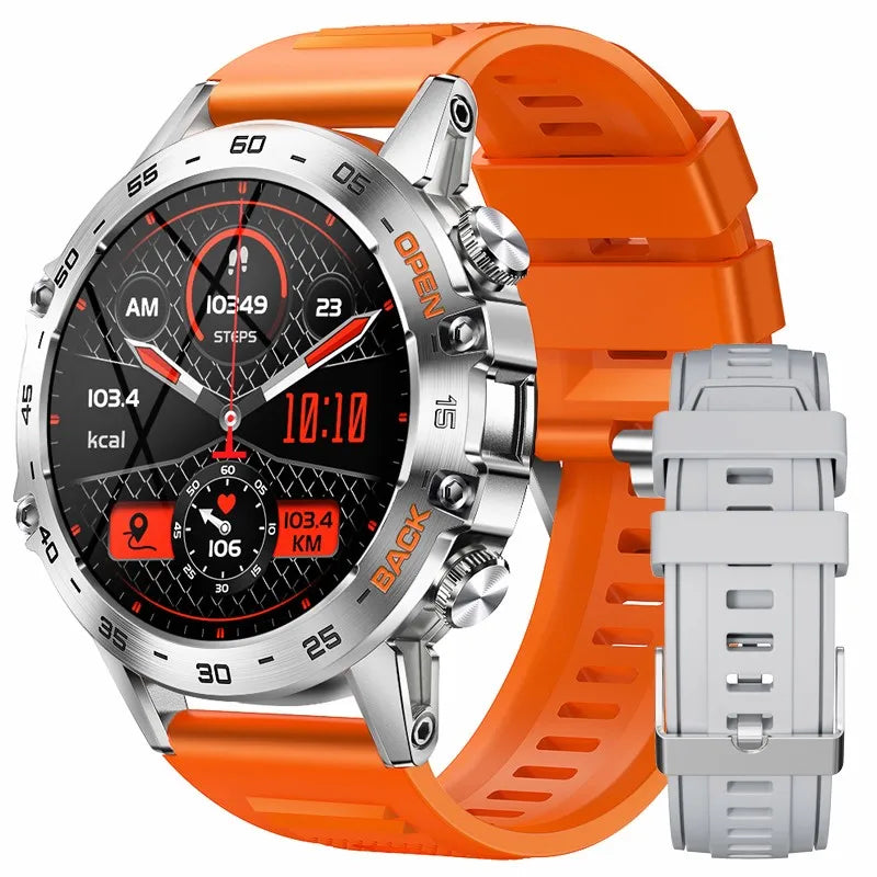 Bluetooth Smartwatch for Men – 1.39” Fitness Sport Tracker, Heart & Health Monitor, iOS/Android