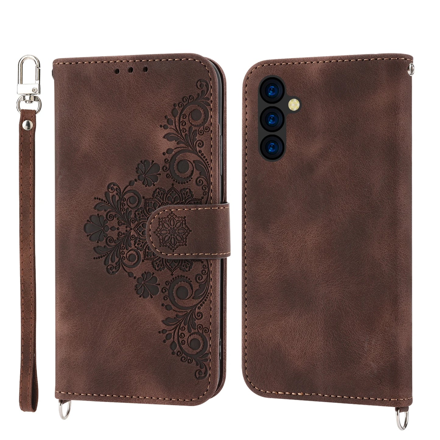 Flip Leather Case with Belt loop for Samsung Galaxy