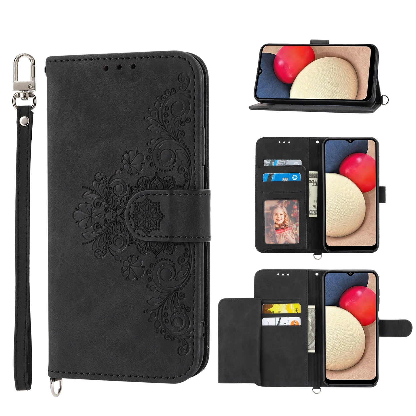 Flip Leather Case with Belt loop for Samsung Galaxy