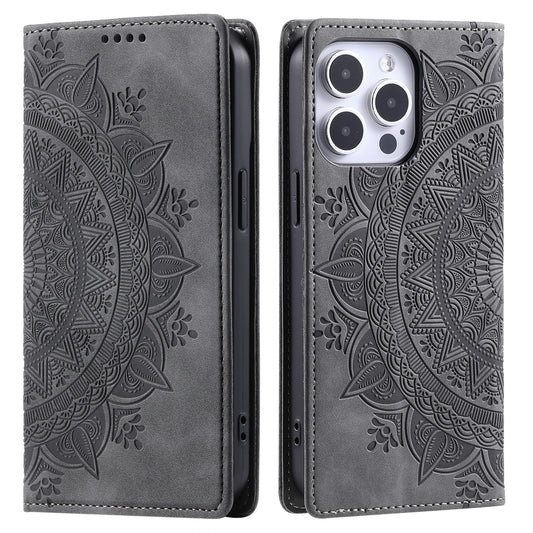 Premium Leather Magnetic Phone Case – Wallet Flip Cover with Card Slots