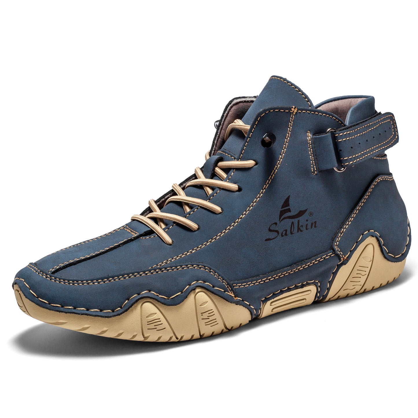 Octopus Men's High-Top Leather Martin Boots
