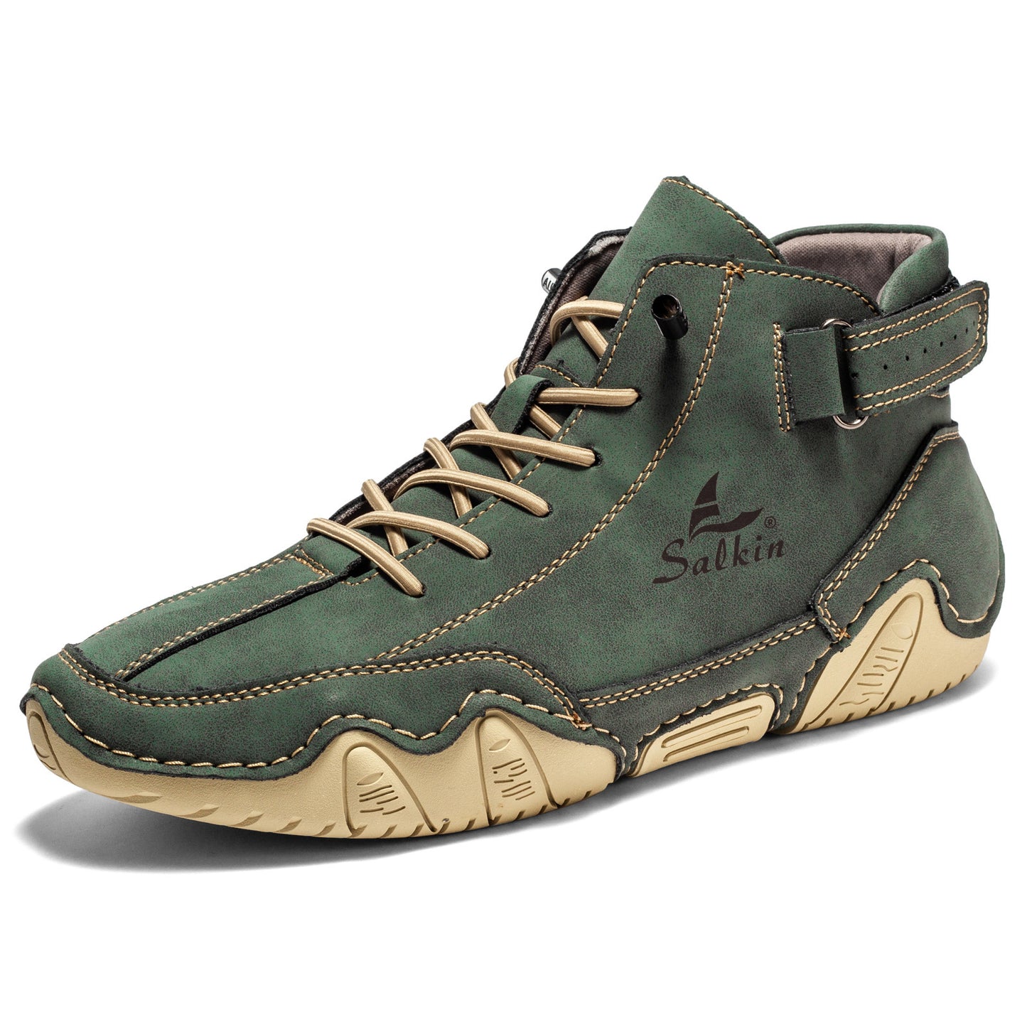 Octopus Men's High-Top Leather Martin Boots