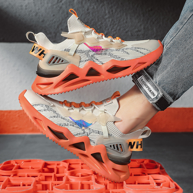 Colorblock Mesh Sneakers – Stylish, Breathable, and Durable