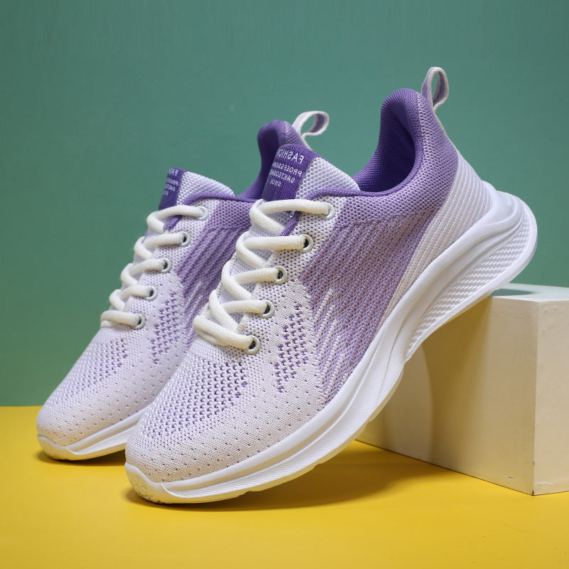 Women's Casual Mesh Flats – Candy Color & T-Bandage Design