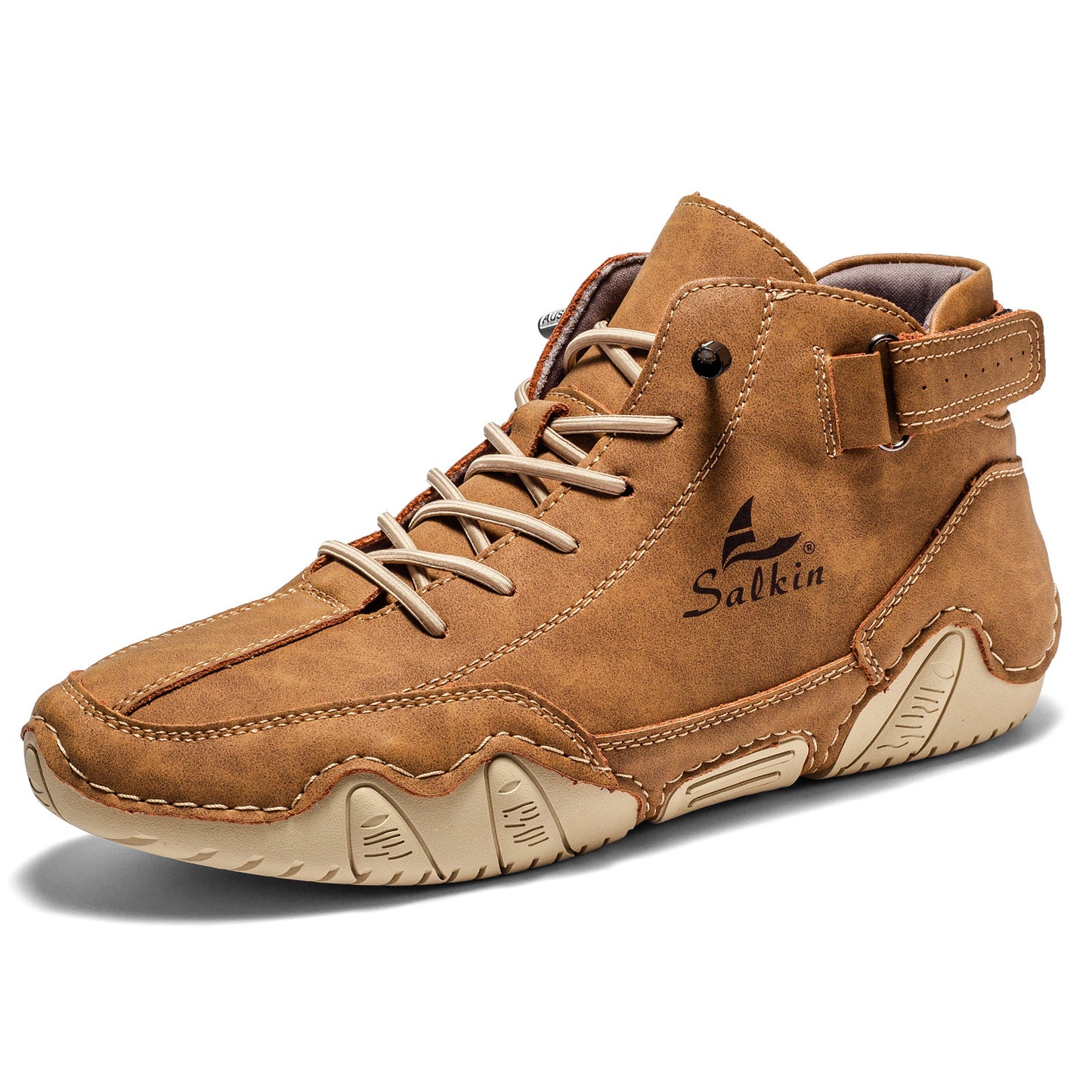Octopus Men's High-Top Leather Martin Boots