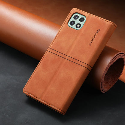 Leather Case for Samsung A15 A25 A35 A55 A05S A14 A34 A54 A24 A04S A13 A23 A33 A53 Flip Wallet Galaxy S24 Ultra S23 FE S22 Plus
