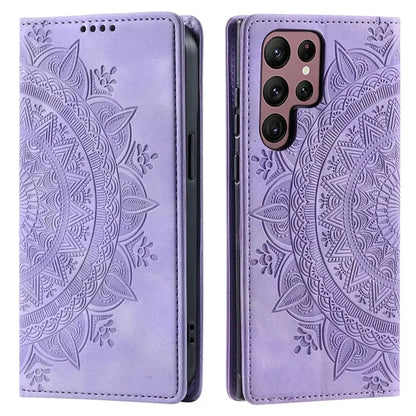 Premium Leather Magnetic Phone Case – Wallet Flip Cover with Card Slots for Samsung Glaxxy