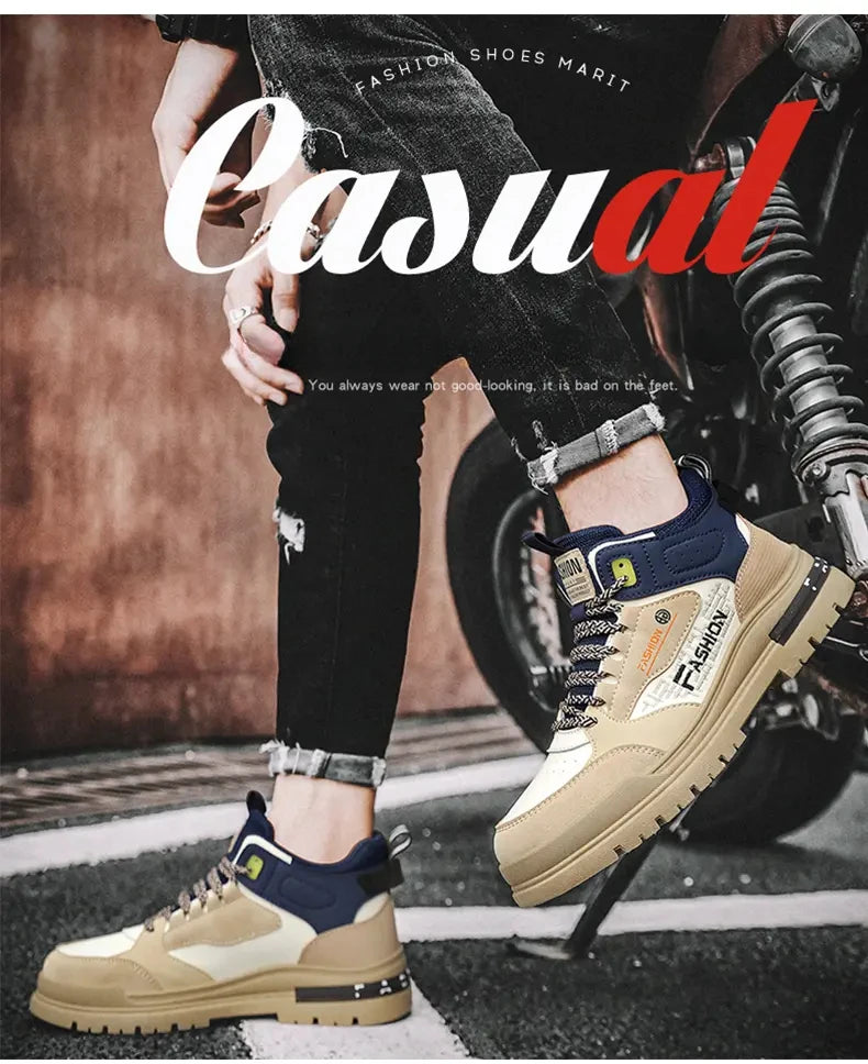 Men’s Casual  Vulcanized Sneakers – Soft Sole Walking & Sports Shoes for Outdoor Activities