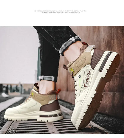 Men’s Casual  Vulcanized Sneakers – Soft Sole Walking & Sports Shoes for Outdoor Activities