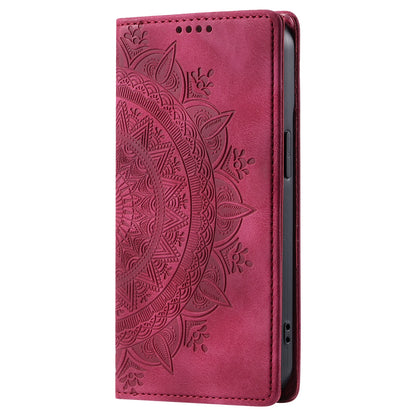 Premium Leather Magnetic Phone Case – Wallet Flip Cover with Card Slots