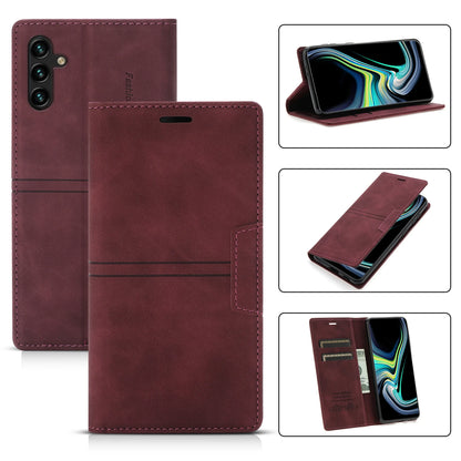 Leather Case for Samsung A15 A25 A35 A55 A05S A14 A34 A54 A24 A04S A13 A23 A33 A53 Flip Wallet Galaxy S24 Ultra S23 FE S22 Plus