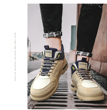 Men’s Casual  Vulcanized Sneakers – Soft Sole Walking & Sports Shoes for Outdoor Activities
