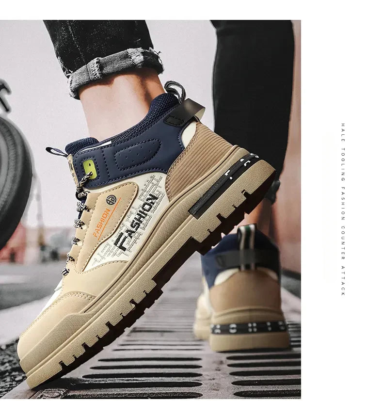 Men’s Casual  Vulcanized Sneakers – Soft Sole Walking & Sports Shoes for Outdoor Activities