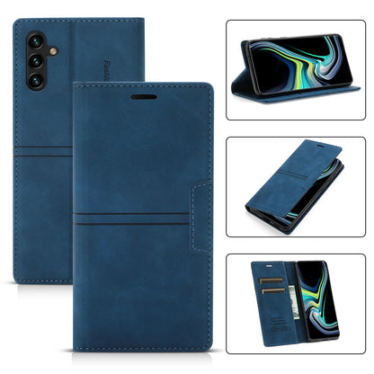 Leather Case for Samsung A15 A25 A35 A55 A05S A14 A34 A54 A24 A04S A13 A23 A33 A53 Flip Wallet Galaxy S24 Ultra S23 FE S22 Plus