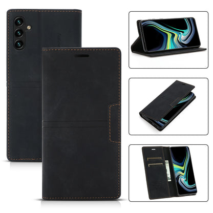 Leather Case for Samsung A15 A25 A35 A55 A05S A14 A34 A54 A24 A04S A13 A23 A33 A53 Flip Wallet Galaxy S24 Ultra S23 FE S22 Plus